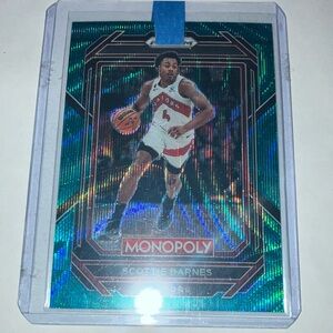 2022-23 Scottie Barnes Teal Wave Prizm Toronto Raptors Card Mint